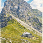Digitalna ilustracija slovenskih pokrajin in zanimivosti - Kamniško sedlo
